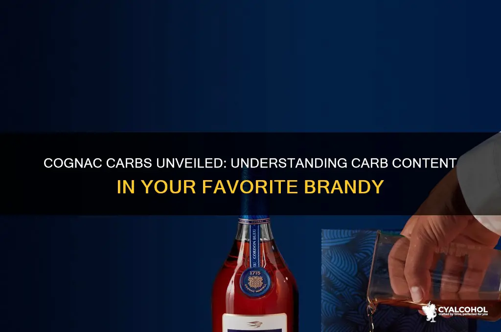 how many carbs in cognac alcohol