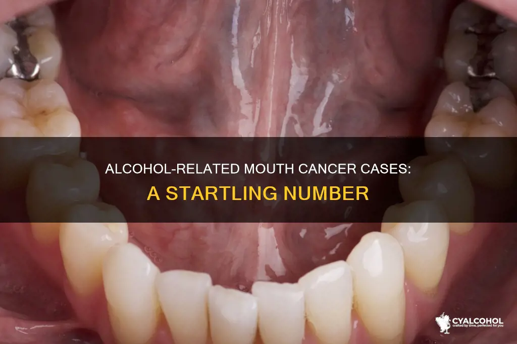 how many cases of mouth cancer were from alcohol