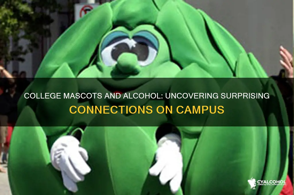 how many college mascots are also alcohol related