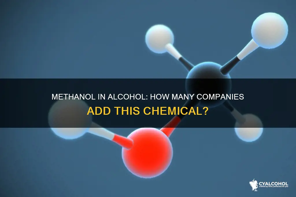 how many companiesadd methano lto alcohol