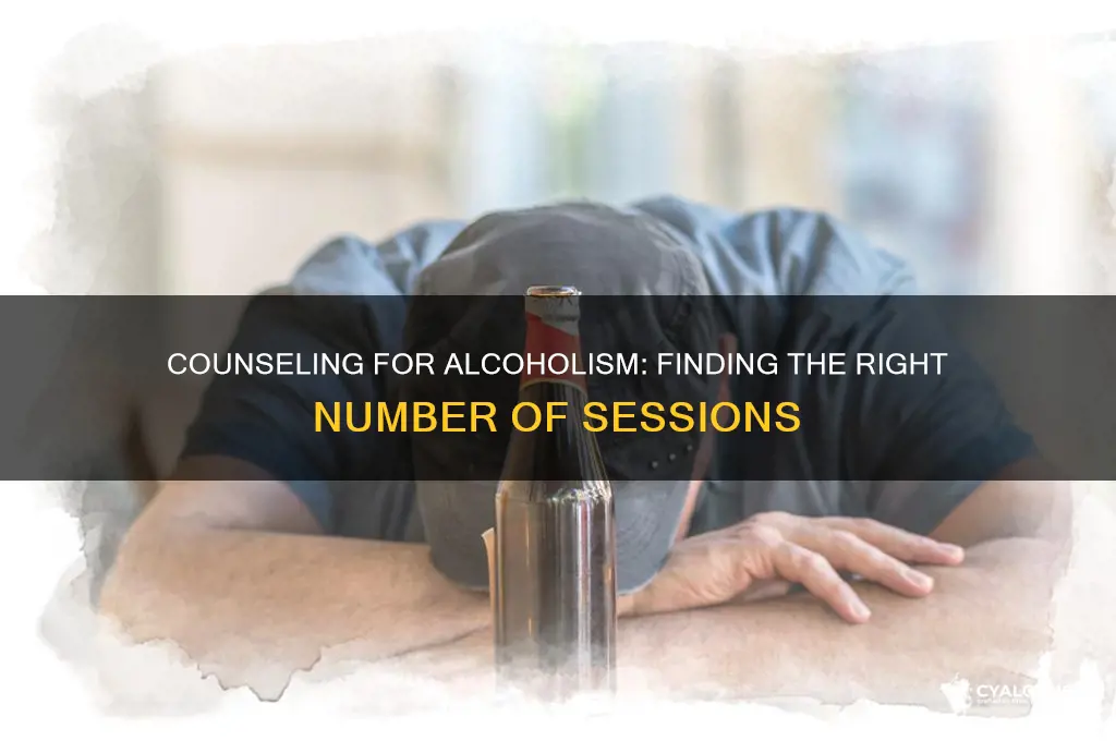 how many counseling classes should alcoholic go too