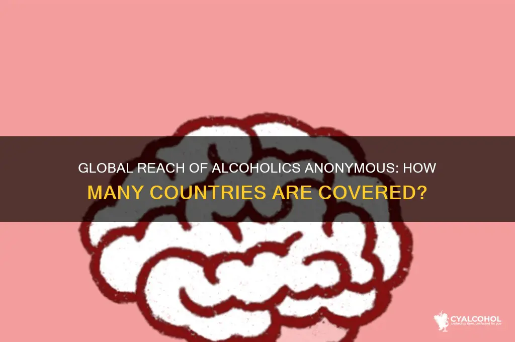 how many countries have alcoholics anonymous