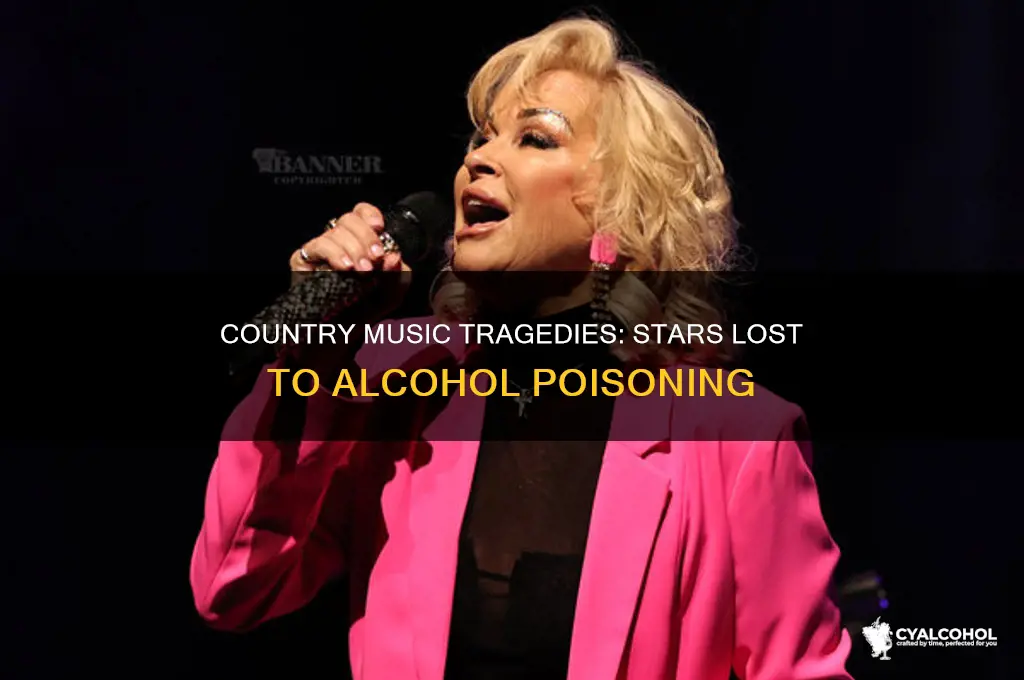 how many country stars died from alcohol poisoning