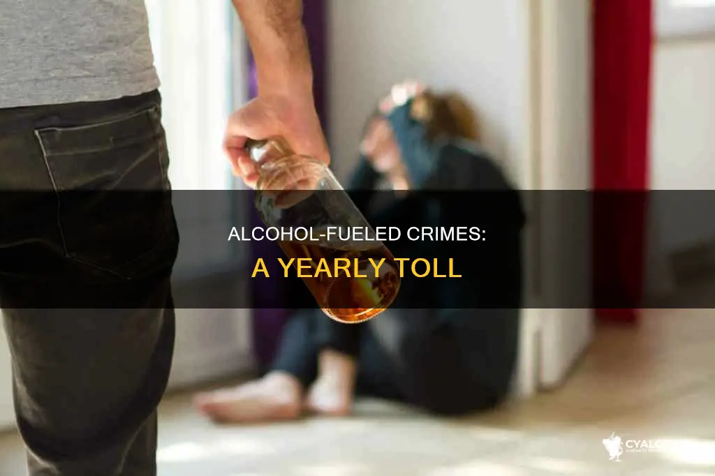 how many crimes happen a year due to alcohol