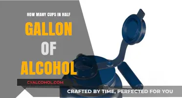 Measuring Alcohol: Cups in a Half Gallon Explained Simply