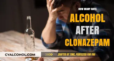 Safe Alcohol Consumption Timeline After Clonazepam Use: Expert Guidance