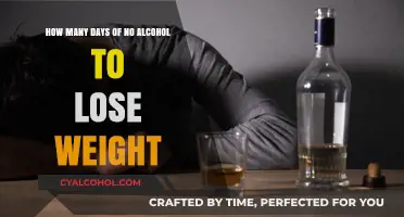 Alcohol Abstinence: Weight Loss in Days