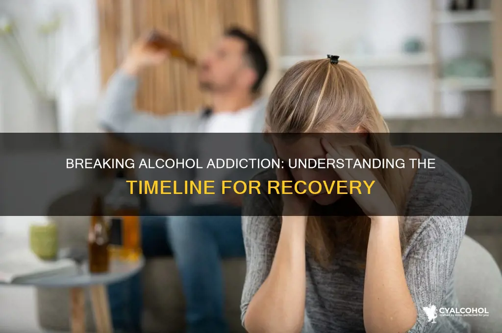 how many days to break an alcohol addiction