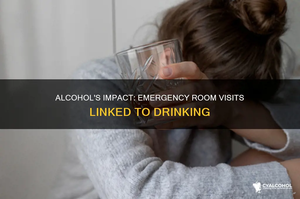 how many emergency room trips are alcohol related