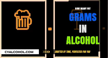 Alcohol's Hidden Fat Content: Uncovering Grams in Your Drinks