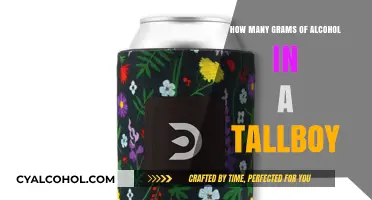 Tallboy Alcohol Content: Grams of Alcohol in a Tall Can