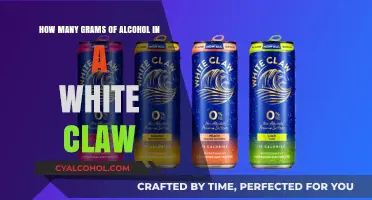 Alcohol Content in White Claw: How Many Grams?