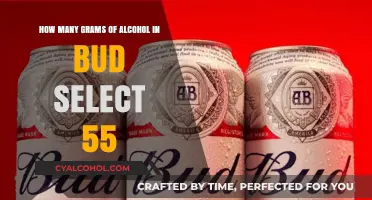 Select 55's Alcohol Content: How Many Grams?