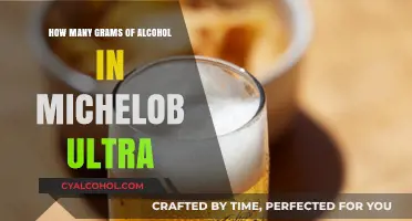 Michelob Ultra Alcohol Content: Grams of Alcohol Revealed