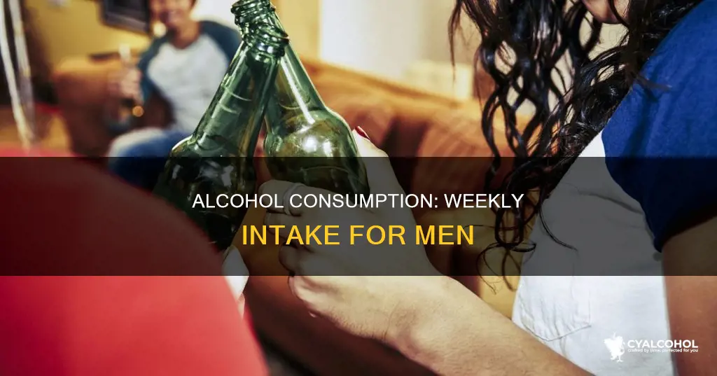 how many grams of alcohol per week for a man