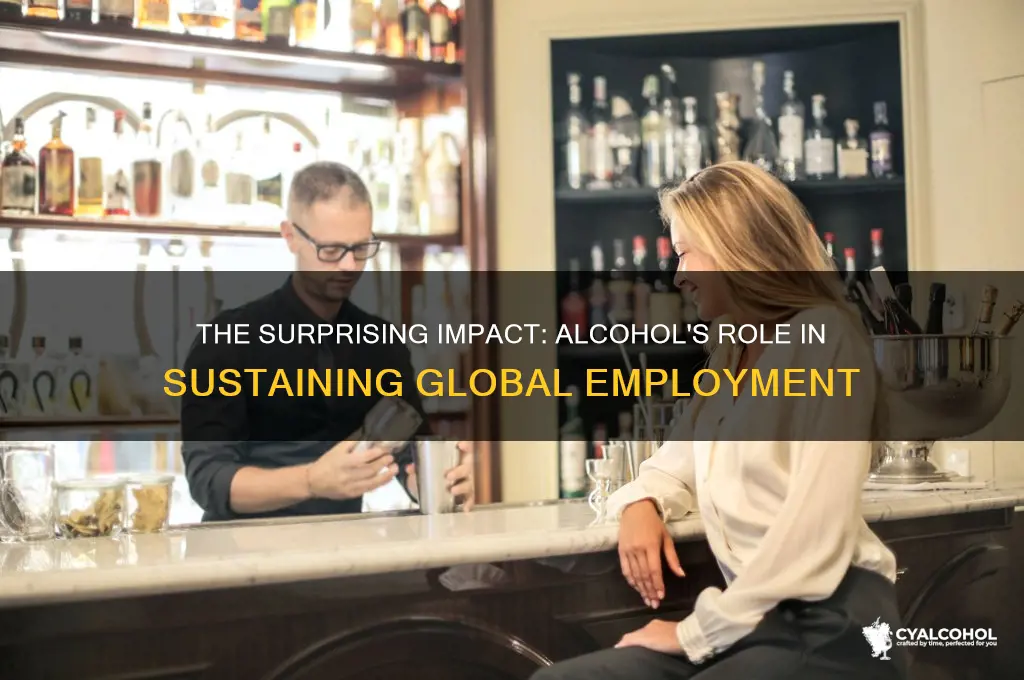 how many jobs depend on alcohol