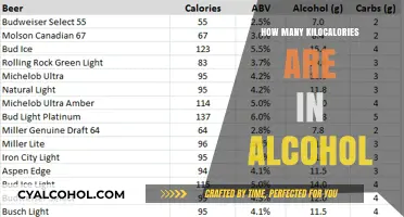 Understanding Alcohol's Caloric Impact: Kilocalories in Your Favorite Drinks