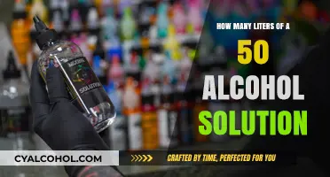 Mixing Alcohol Solutions: Calculating Liters of 50% Concentration