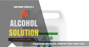 Calculating Liters of 70% Alcohol Solution: A Comprehensive Guide