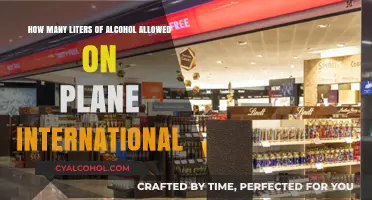 Alcohol Limits for International Flights