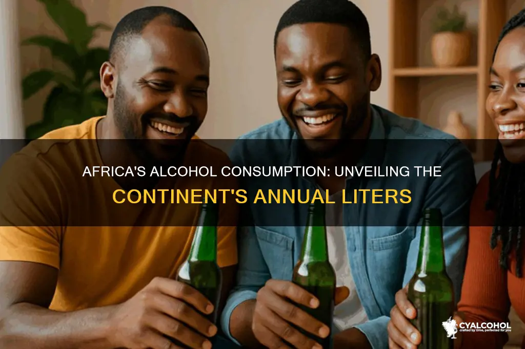 how many liters of alcohol does africa consume