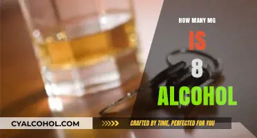 Understanding Alcohol Content: How Many MG in 8% Alcohol?