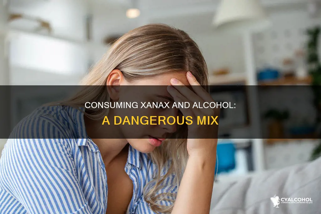 how many mg of xanax is dangerou with alcohols