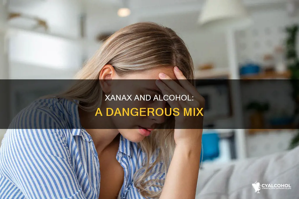how many mg of xanax plus alcohol is dangerous