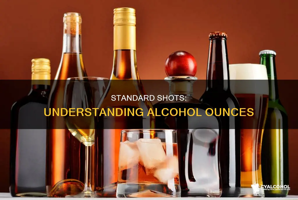 how many ounces of alcohol are in two standard shots