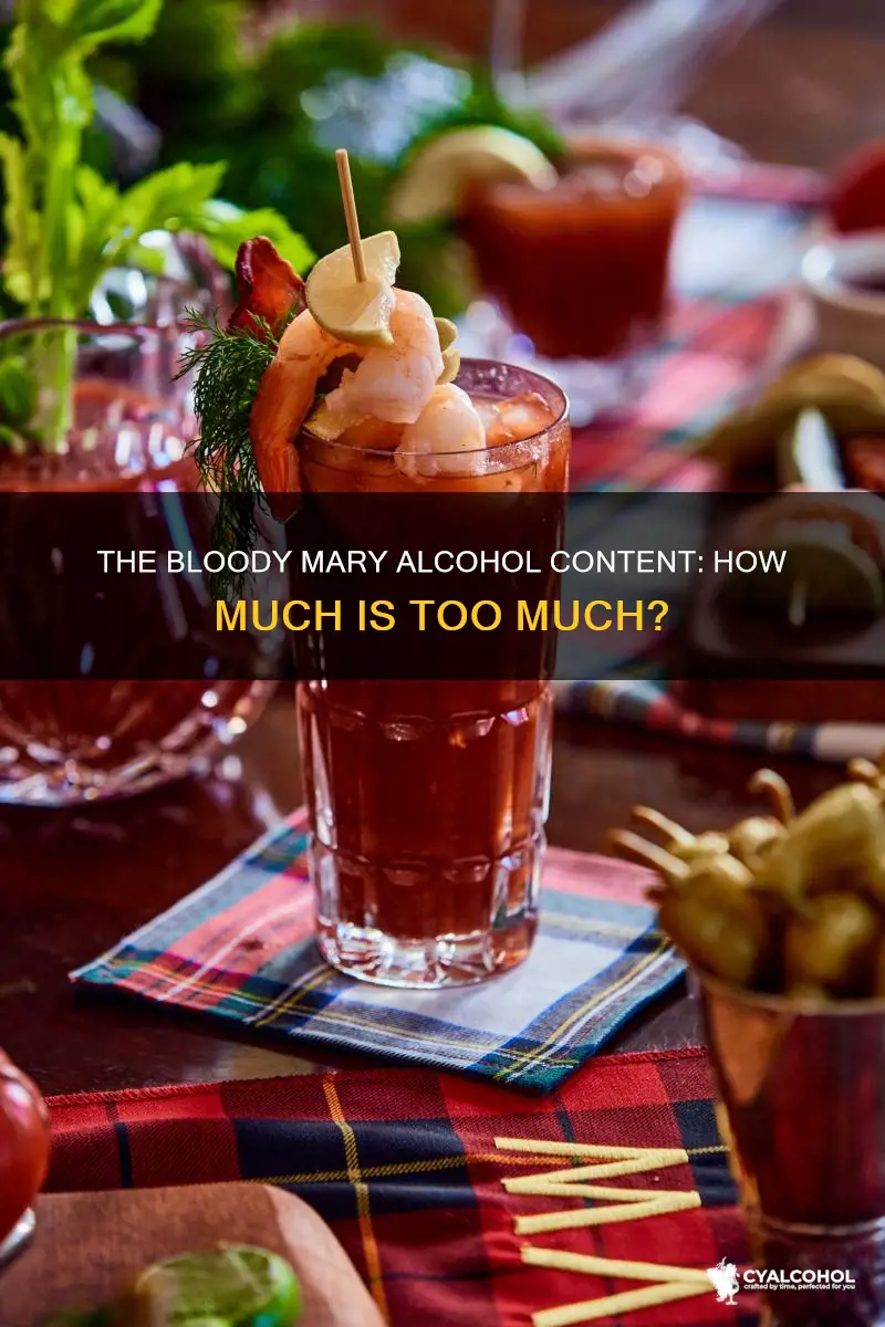 how many ounces of alcohol in a bloody mary