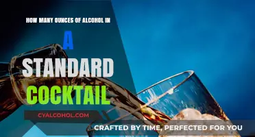 Cocktail Conundrum: Ounces of Alcohol in Standard Drinks