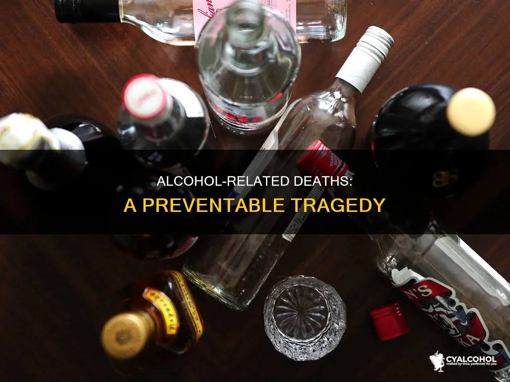 how many peaple die each year from alcohol related things