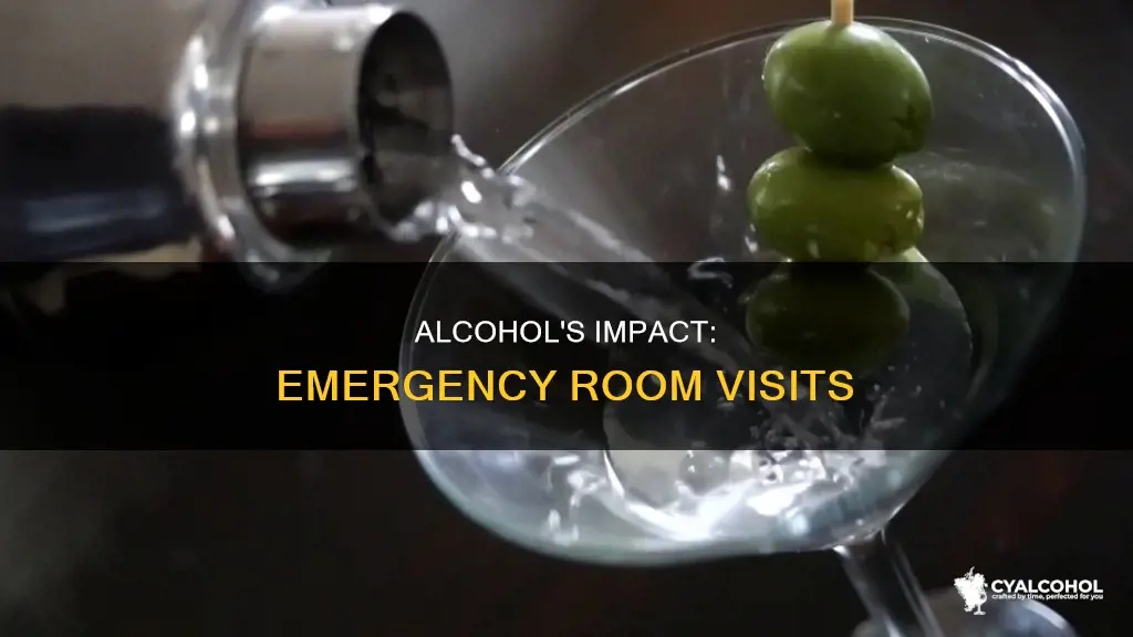 how many people are sent to the er over alcohol