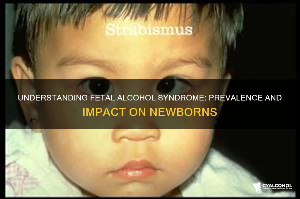 how many people born with fetal alcohol sybdrome