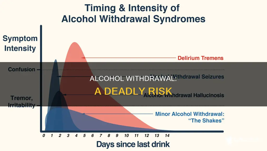 how many people die each year from alcohol withdrawal