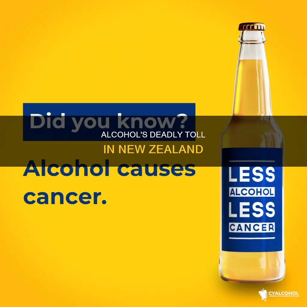 how many people die from alcohol in new zealand