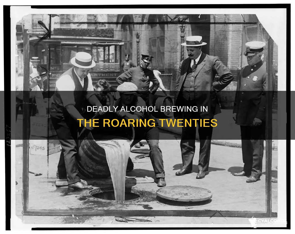 how many people died brewing alcohol in the 1920s