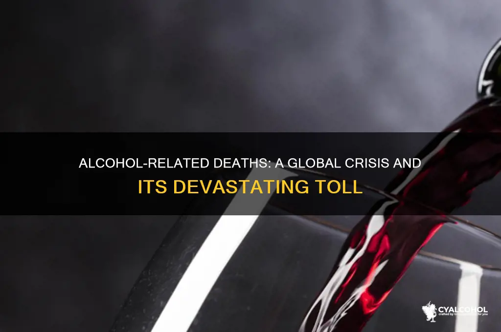 how many people died from alcohol