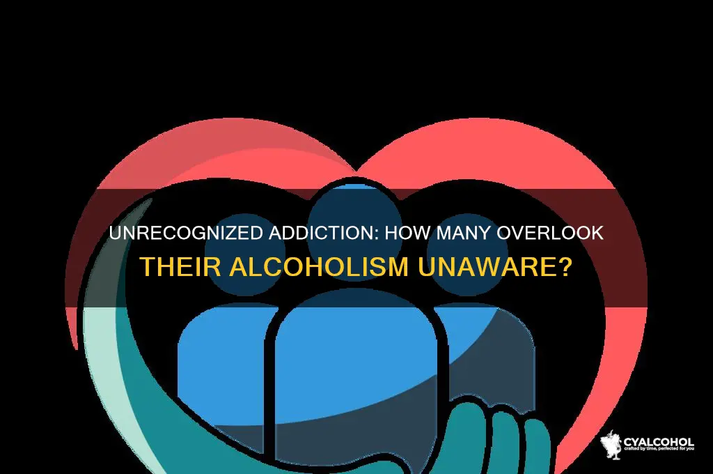 how many people dontn relaixe they are alcoholic
