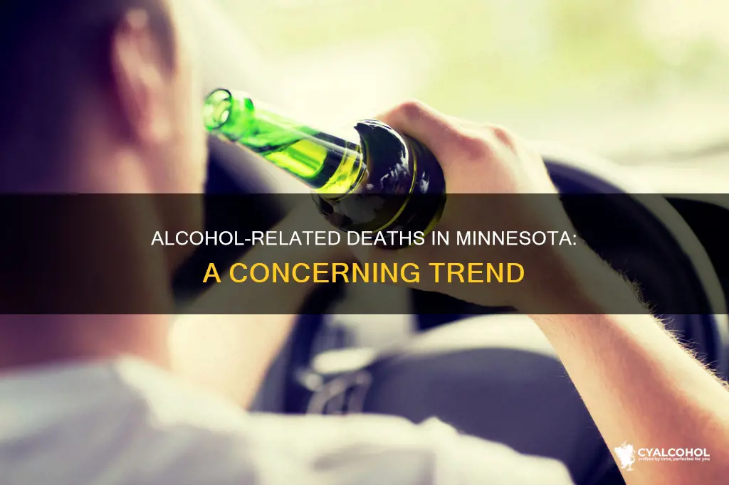 how many people in minnesota die due to alcohol