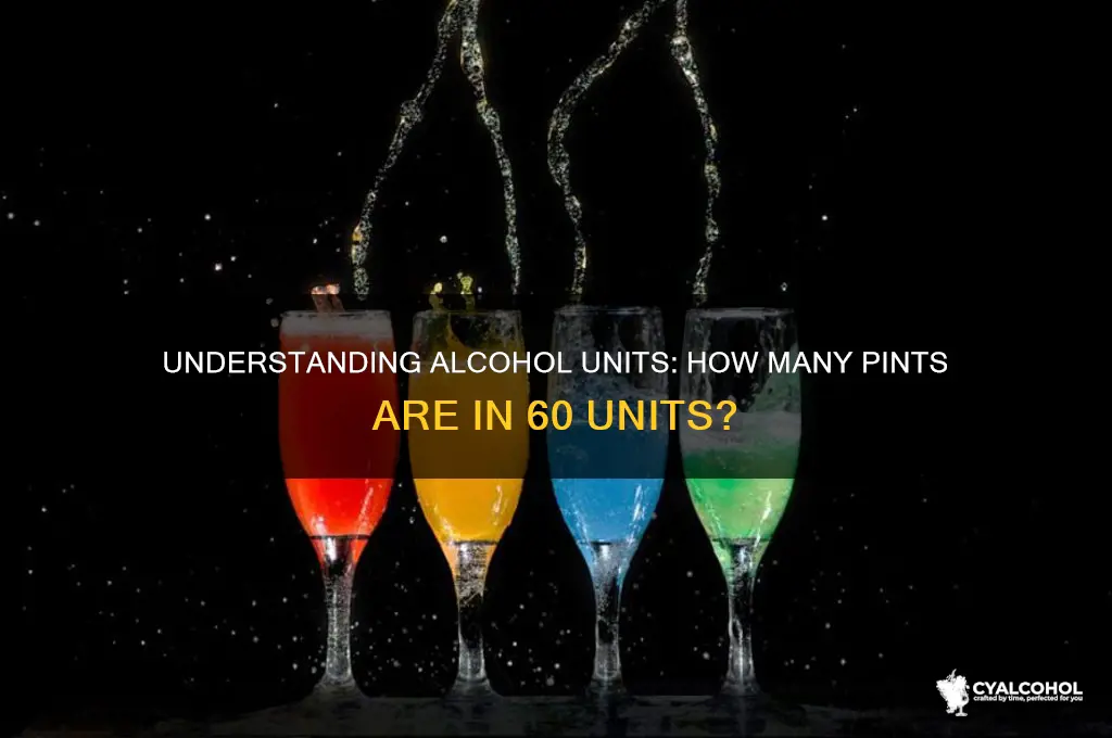 how many pints is 60 units of alcohol