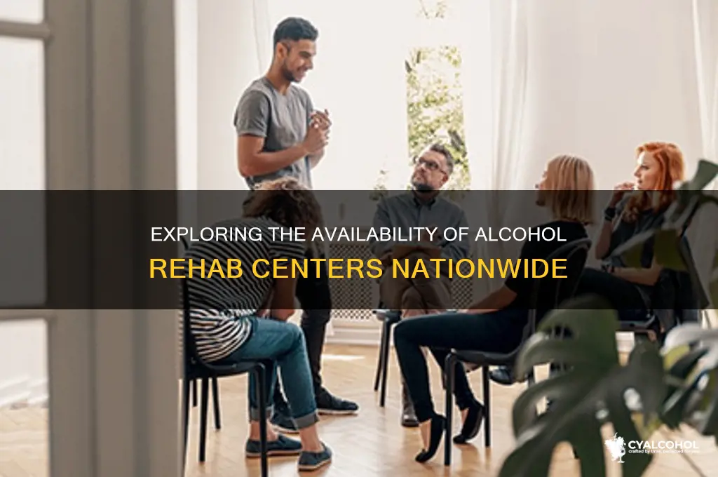 how many rehab center for alcohol are there