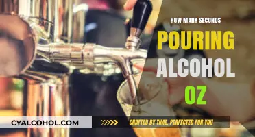 Mastering the Art of Pouring Alcohol: Seconds per Ounce Guide