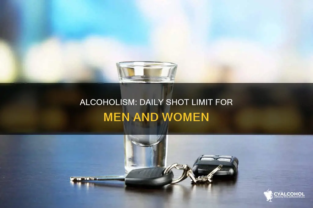 how many shots a day is considered an alcoholic