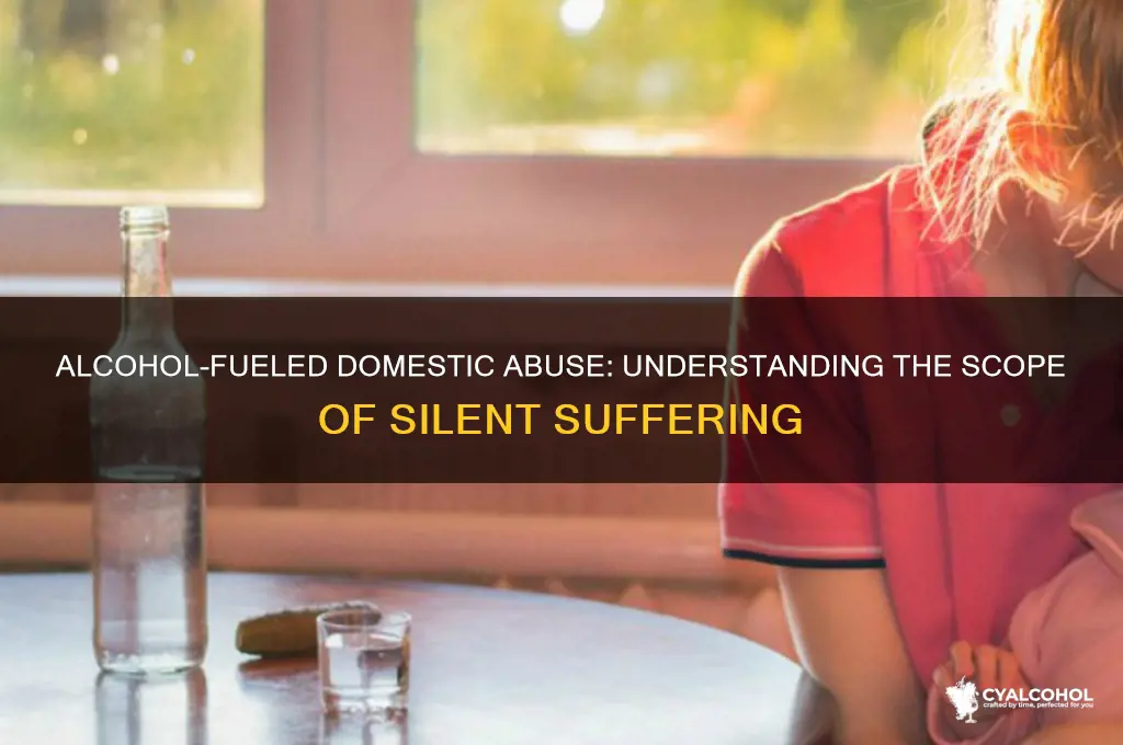how many suffer from domestic abuse by alcohol