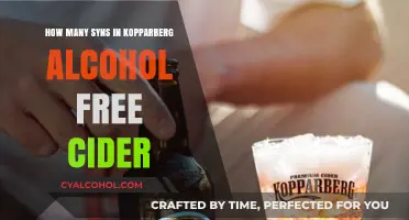 Syn Count in Kopparberg Alcohol-Free Cider: A Slimming World Guide