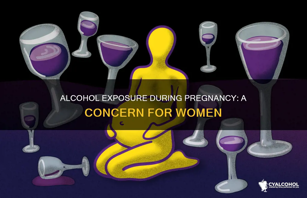 how many times are women exposed to alcohol during pregnancy