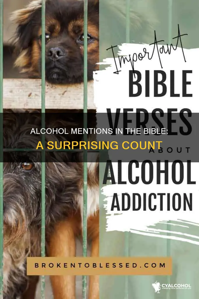 how many times is alcohol mentioned in the bible