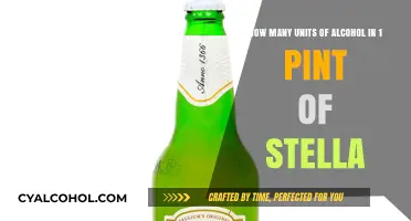 Alcohol Units in a Pint of Stella: How Many?