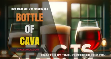 Cava's Alcohol Units: How Many in a Bottle?